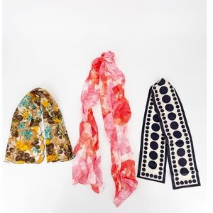 3 Vintage Scarves Rectangle